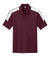 Sport-Tek ST104 Mens Competitor United Short Sleeve Polo Shirt Maroon/White Flat Front