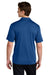 Sport-Tek ST104 Mens Competitor United Short Sleeve Polo Shirt Royal Blue/White Model Back