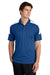 Sport-Tek ST104 Mens Competitor United Short Sleeve Polo Shirt Royal Blue/White Model Front