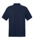 Sport-Tek ST104 Mens Competitor United Short Sleeve Polo Shirt True Navy Blue/White Flat Back