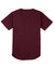 Sport-Tek ST220 Mens Tough Mesh Moisture Wicking Short Sleeve Jersey Maroon Flat Back