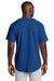 Sport-Tek ST220 Mens Tough Mesh Moisture Wicking Short Sleeve Jersey True Royal Blue Model Back