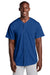 Sport-Tek ST220 Mens Tough Mesh Moisture Wicking Short Sleeve Jersey True Royal Blue Model Front