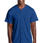 Sport-Tek Mens Tough Mesh Moisture Wicking Short Sleeve Jersey - True Royal Blue