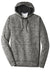 Sport-Tek ST225 Mens Electric Heather Moisture Wicking Fleece Hooded Sweatshirt Hoodie Black Electric Flat Front