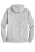 Sport-Tek ST225 Mens Electric Heather Moisture Wicking Fleece Hooded Sweatshirt Hoodie Silver Grey Electric Flat Back