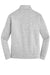 Sport-Tek ST226 Mens Electric Heather Moisture Wicking Fleece 1/4 Zip Sweatshirt Silver Grey Electric Flat Back