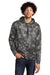 Sport-Tek ST230 Mens Sport-Wick Mineral Freeze Moisture Wicking Fleece Hooded Sweatshirt Hoodie Black Model Front