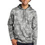 Sport-Tek Mens Sport-Wick Mineral Freeze Moisture Wicking Fleece Hooded Sweatshirt Hoodie - Dark Smoke Grey