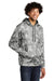 Sport-Tek ST230 Mens Sport-Wick Mineral Freeze Moisture Wicking Fleece Hooded Sweatshirt Hoodie Dark Smoke Grey Model 3q