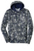 Sport-Tek ST230 Mens Sport-Wick Mineral Freeze Moisture Wicking Fleece Hooded Sweatshirt Hoodie True Navy Blue Flat Front