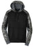 Sport-Tek ST231 Mens Sport-Wick Mineral Freeze Moisture Wicking Fleece Hooded Sweatshirt Hoodie Black Flat Front