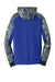 Sport-Tek ST231 Mens Sport-Wick Mineral Freeze Moisture Wicking Fleece Hooded Sweatshirt Hoodie True Royal Blue Flat Back