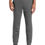 Sport-Tek Mens Sport Wick Moisture Wicking Fleece Jogger Sweatpants w/ Pockets - Dark Smoke Grey