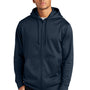 Sport-Tek Mens Sport-Wick Moisture Wicking Fleece Full Zip Hooded Sweatshirt Hoodie - Navy Blue