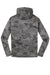 Sport-Tek ST240 Mens Sport-Wick CamoHex Moisture Wicking Fleece Hooded Sweatshirt Hoodie Dark Smoke Grey Flat Back