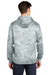 Sport-Tek ST240 Mens Sport-Wick CamoHex Moisture Wicking Fleece Hooded Sweatshirt Hoodie White Model Back