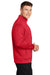 Sport-Tek ST241 Mens Sport-Wick Moisture Wicking Fleece Full Zip Sweatshirt Deep Red Model Side