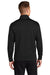 Sport-Tek ST241 Mens Sport-Wick Moisture Wicking Fleece Full Zip Sweatshirt Black Model Back