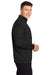 Sport-Tek ST241 Mens Sport-Wick Moisture Wicking Fleece Full Zip Sweatshirt Black Model Side