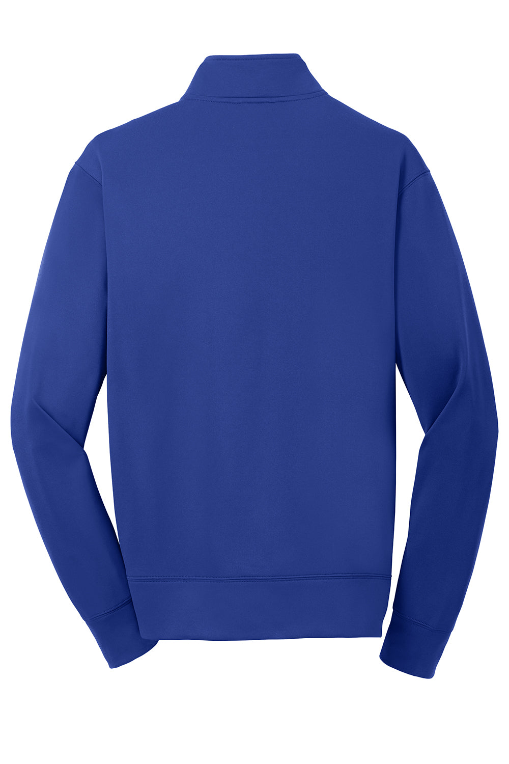 Sport-Tek ST241 Mens Sport-Wick Moisture Wicking Fleece Full Zip Sweatshirt True Royal Blue Flat Back