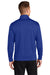 Sport-Tek ST241 Mens Sport-Wick Moisture Wicking Fleece Full Zip Sweatshirt True Royal Blue Model Back