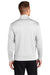 Sport-Tek ST241 Mens Sport-Wick Moisture Wicking Fleece Full Zip Sweatshirt White Model Back