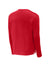 Sport-Tek ST248 Mens Moisture Wicking Fleece Crewneck Sweatshirt Deep Red Flat Back