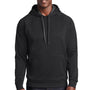 Sport-Tek Mens Tech Moisture Wicking Fleece Hooded Sweatshirt Hoodie - Black