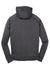 Sport-Tek ST250 Mens Tech Moisture Wicking Fleece Hooded Sweatshirt Hoodie Heather Graphite Grey Flat Back