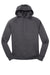 Sport-Tek ST250 Mens Tech Moisture Wicking Fleece Hooded Sweatshirt Hoodie Heather Graphite Grey Flat Front