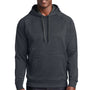 Sport-Tek Mens Tech Moisture Wicking Fleece Hooded Sweatshirt Hoodie - Heather Graphite Grey