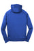 Sport-Tek ST250 Mens Tech Moisture Wicking Fleece Hooded Sweatshirt Hoodie True Royal Blue Flat Back