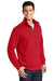 Sport-Tek ST253/TST253 Mens Shrink Resistant Fleece 1/4 Zip Sweatshirt True Red Model 3q