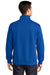 Sport-Tek ST253/TST253 Mens Shrink Resistant Fleece 1/4 Zip Sweatshirt True Royal Blue Model Back