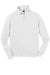 Sport-Tek ST253/TST253 Mens Shrink Resistant Fleece 1/4 Zip Sweatshirt White Flat Front