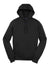 Sport-Tek ST254/TST254 Mens Shrink Resistant Fleece Hooded Sweatshirt Hoodie Black Flat Front