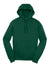 Sport-Tek ST254/TST254 Mens Shrink Resistant Fleece Hooded Sweatshirt Hoodie Forest Green Flat Front