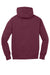 Sport-Tek ST254/TST254 Mens Shrink Resistant Fleece Hooded Sweatshirt Hoodie Maroon Flat Back