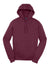 Sport-Tek ST254/TST254 Mens Shrink Resistant Fleece Hooded Sweatshirt Hoodie Maroon Flat Front