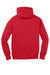 Sport-Tek ST254/TST254 Mens Shrink Resistant Fleece Hooded Sweatshirt Hoodie True Red Flat Back