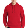 Sport-Tek Mens Shrink Resistant Fleece Hooded Sweatshirt Hoodie - True Red