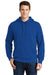 Sport-Tek ST254/TST254 Mens Shrink Resistant Fleece Hooded Sweatshirt Hoodie True Royal Blue Model Front