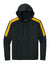 Sport-Tek ST255 Mens Sport-Wick United Fleece Hooded Sweatshirt Hoodie Black/Gold Flat Front