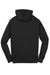 Sport-Tek ST258 Mens Fleece Full Zip Hooded Sweatshirt Hoodie Black Flat Back