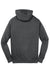 Sport-Tek ST258 Mens Fleece Full Zip Hooded Sweatshirt Hoodie Heather Graphite Grey Flat Back