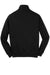 Sport-Tek ST259 Mens Shrink Resistant Fleece Full Zip Sweatshirt Black Flat Back