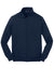 Sport-Tek ST259 Mens Shrink Resistant Fleece Full Zip Sweatshirt True Navy Blue Flat Front