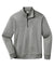 Sport-Tek ST263 Mens Heather Sport-Wick Moisture Wicking Fleece 1/4 Zip Sweatshirt Heather Black Flat Front