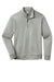 Sport-Tek ST263 Mens Heather Sport-Wick Moisture Wicking Fleece 1/4 Zip Sweatshirt Heather Dark Silver Grey Flat Front